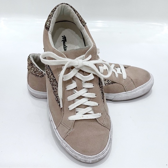 Madewell Sidewalk Glitter Sparkles Sneakers Size 7.5 - Picture 2 of 15